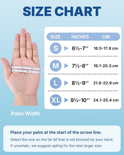 Blue Vinyl Synthetic Exam Gloves, Medium, Box of 100, 4-Mil, Powder-Free, Latex-Free, Non-Sterile, Disposable Gloves